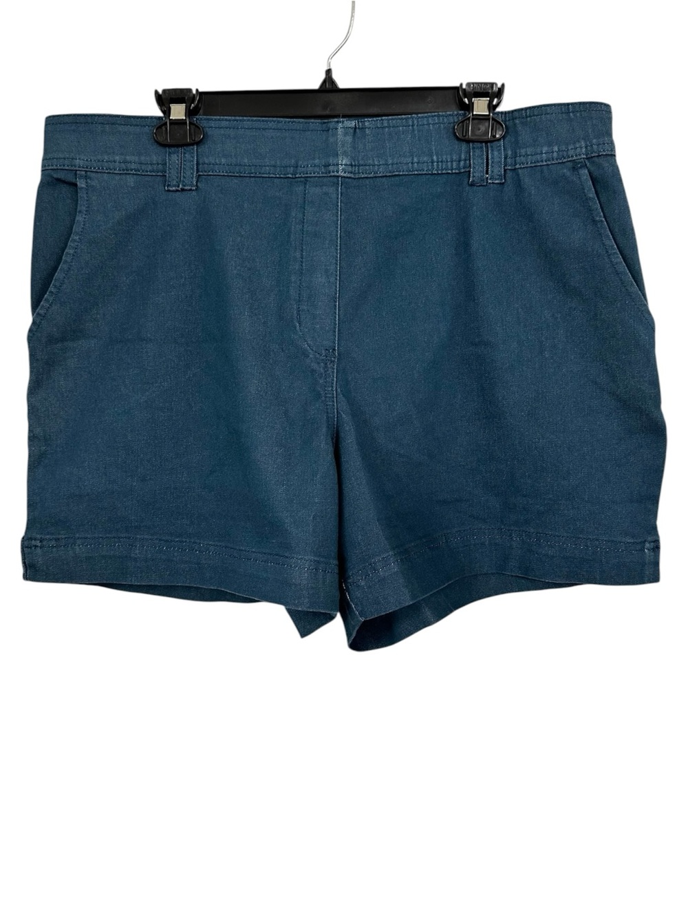 Betabrand Shorts Pull On Denim Blue-Teal Women’s Size XXL